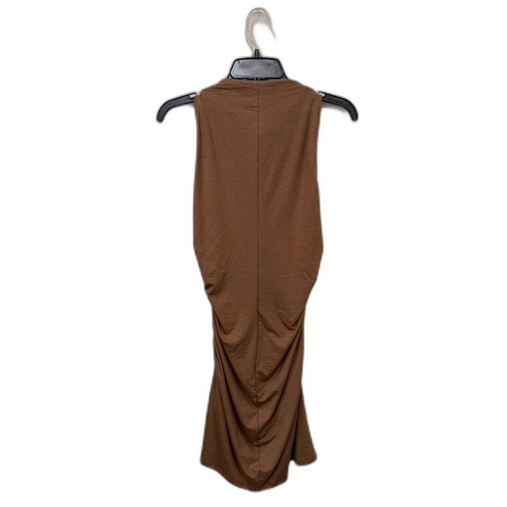 Reformation Jana Knit Dress in Nutty Brown - size Large - $128 MSRP - Picture 2 of 5